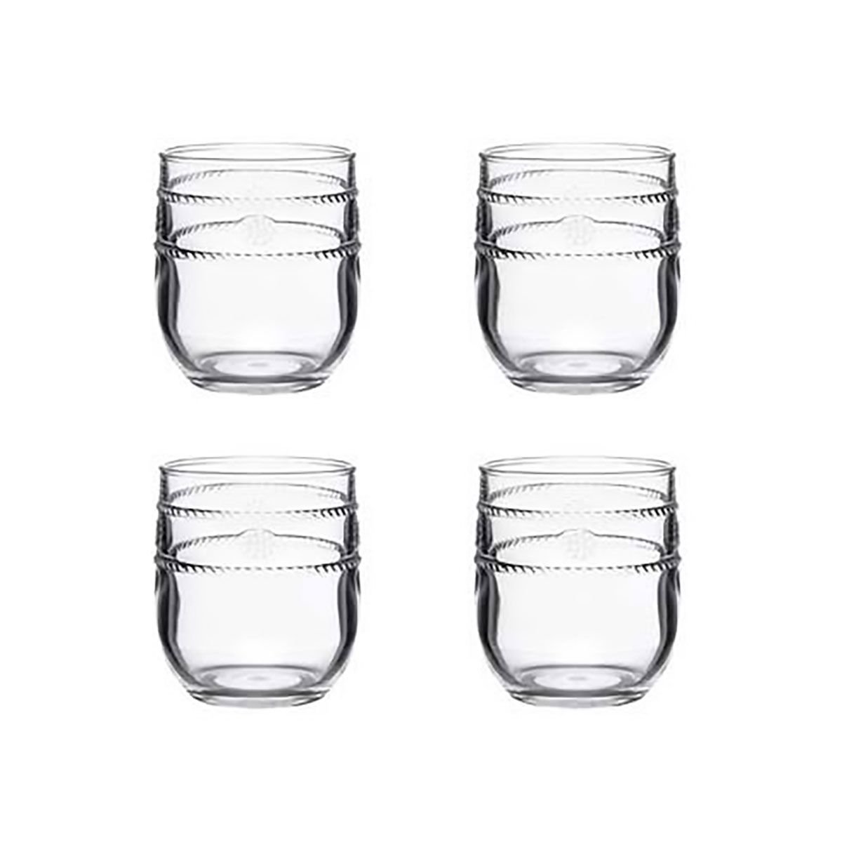 Juliska Isabella Acrylic Small Tumbler Set of 4 MA302/01_SET4, 810160122913