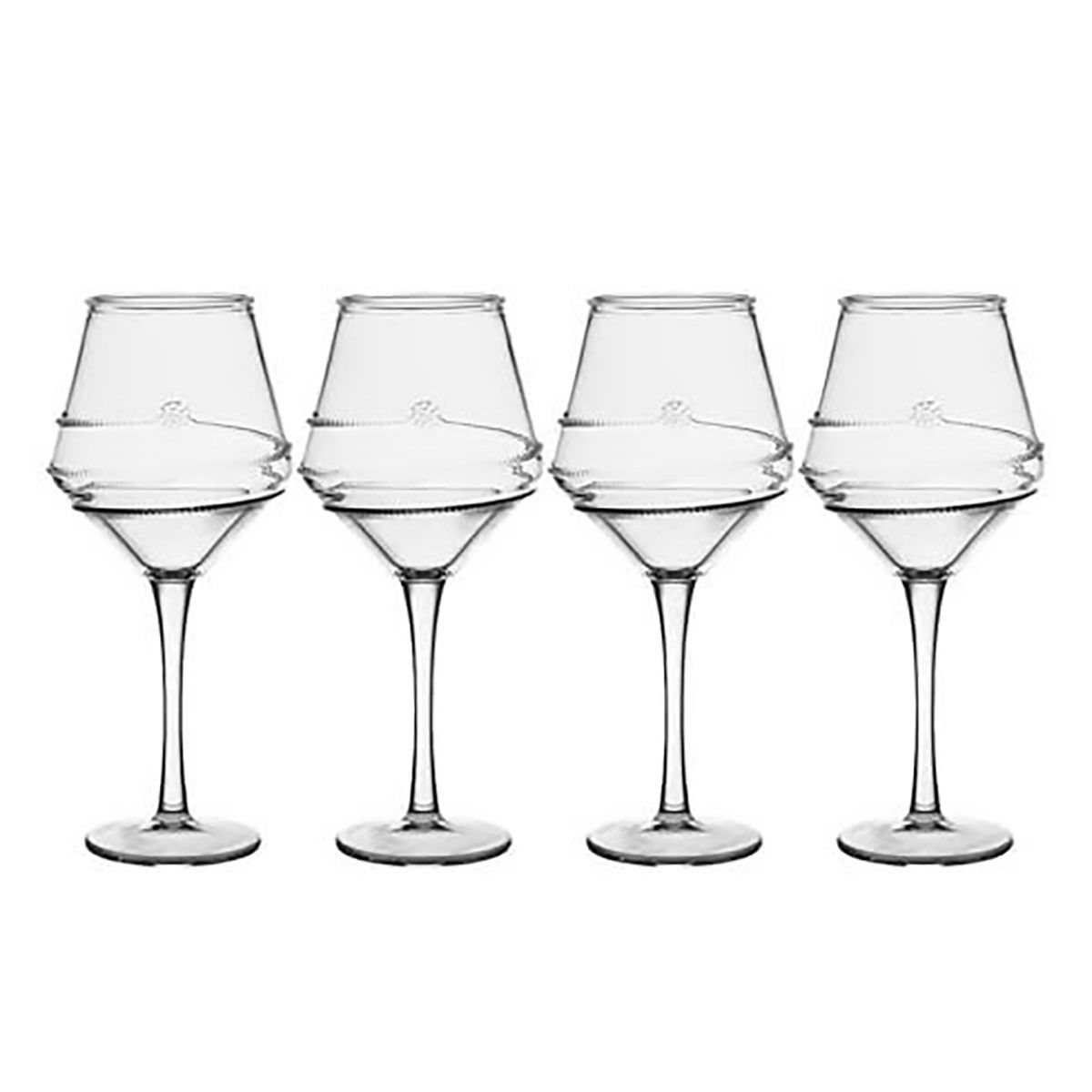 Juliska Amalia Acrylic Wine Glass Set of 4 AA305/01_SET4, 810160122876