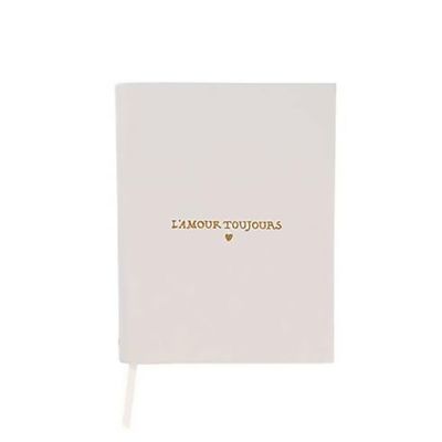 Juliska L&#39;Amour Toujours Embossed Journal Gold PPG08/62, 810144257501