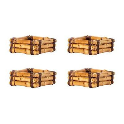 Juliska Bamboo Napkin Ring Set of 4 Natural LR40/34_SET4, 810160123446