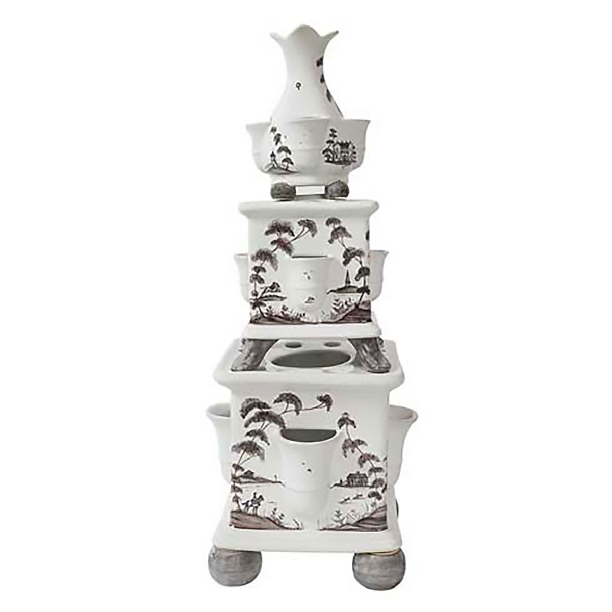 Juliska Country Estate Tulipiere Tower Set of 3 Piece Flint Grey CE86SETX/94, 810160121893