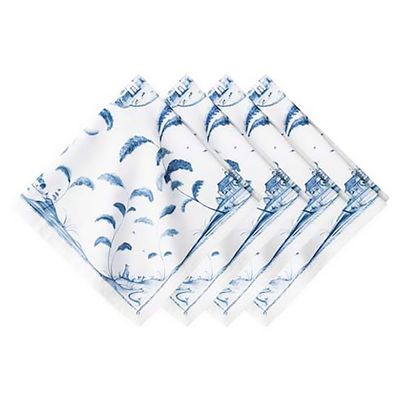 Juliska Country Estate Napkin Set of 4 Delft Blue LB85/44_SET4, 810160123149