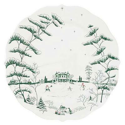 Juliska Country Estate Winter Frolic Charger Evergreen CE09/29, 810144256788