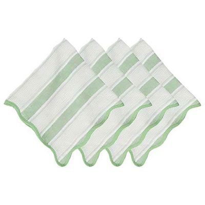 Juliska Cabana Stripe Napkin Set of 4 Seagrass LB108S4/22, 810160121152