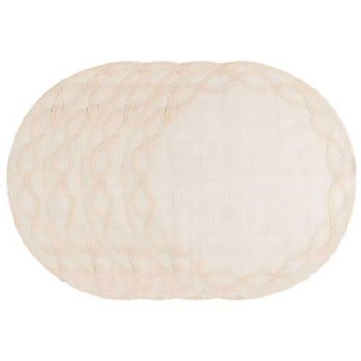Juliska Tuileries Garden Placemat Set of 4 Natural LM34/38_SET4, 810160123675