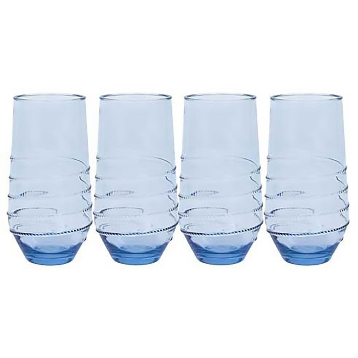 Juliska Amalia Acrylic Large Tumbler Set of 4 Ocean AA303/46_SET4, 810160121817