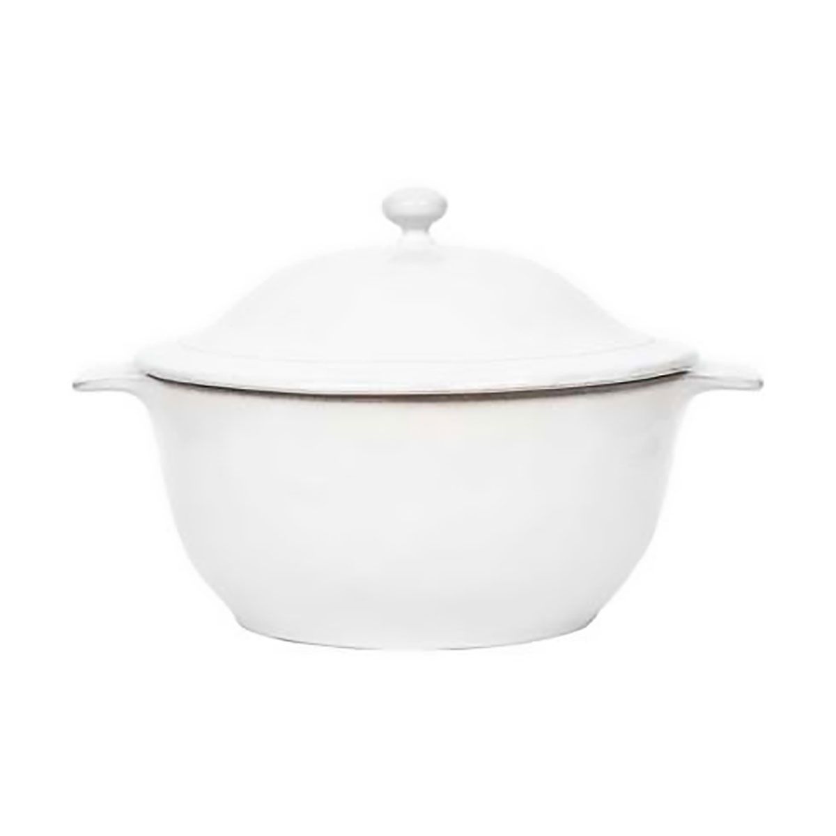 Juliska Puro 12 Inch Casserole with Lid Whitewash KS23/10, 810144256931