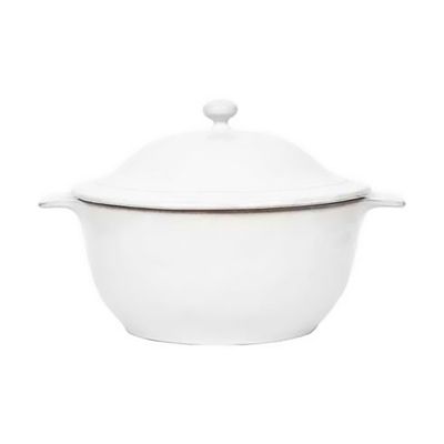Juliska Puro 12 Inch Casserole with Lid Whitewash KS23/10, 810144256931