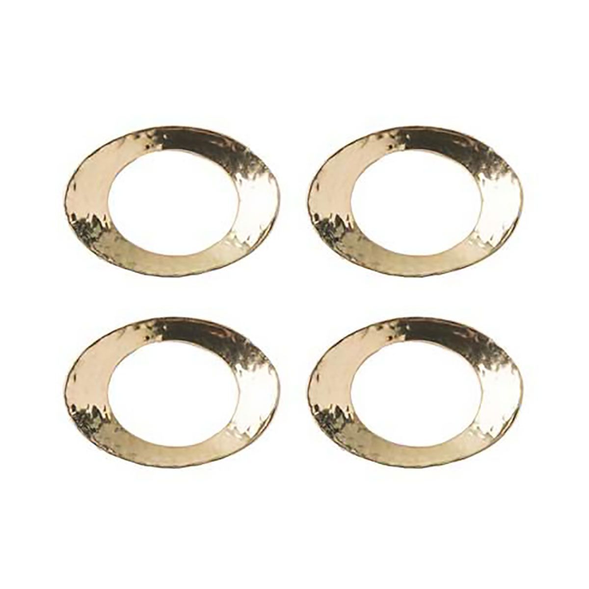 Juliska Puro Napkin Ring Set of 4 Gold LR58/14_SET4, 810160123521