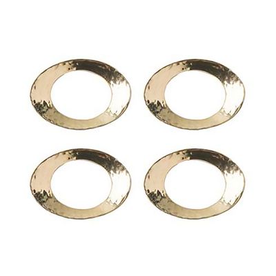 Juliska Puro Napkin Ring Set of 4 Gold LR58/14_SET4, 810160123521
