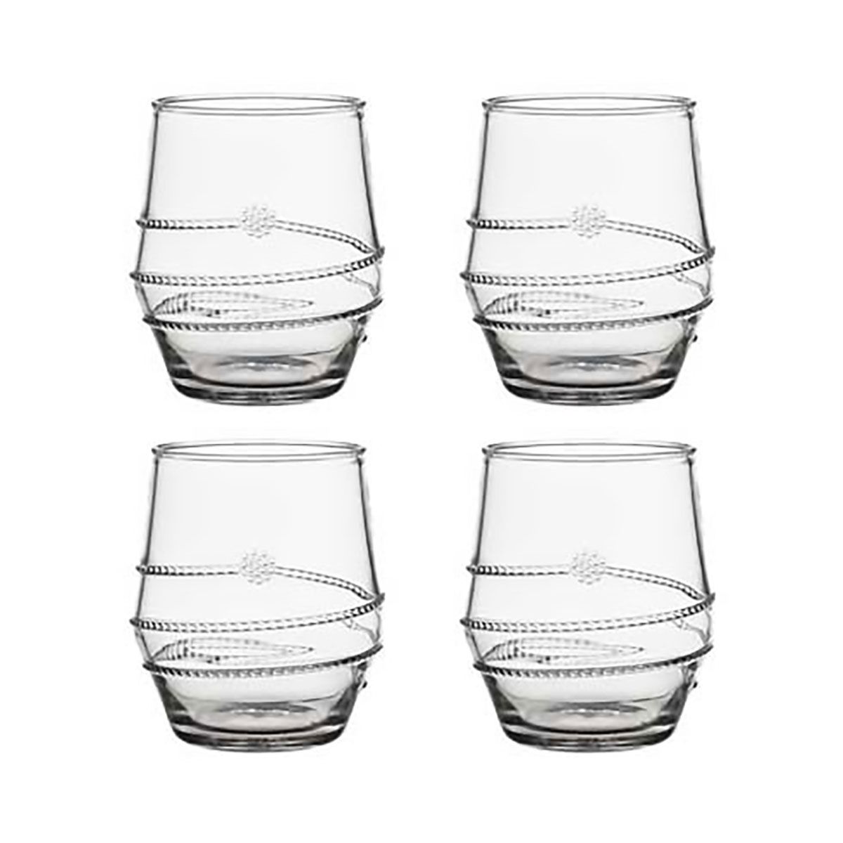 Juliska Amalia Acrylic Small Tumbler Set of 4 AA302/01_SET4, 810160122890