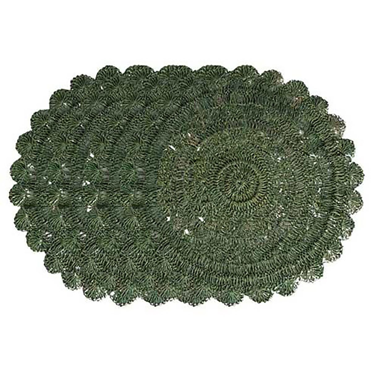 Juliska Macrame Placemat Set of 4 Green LM56/21_SET4, 810160123750