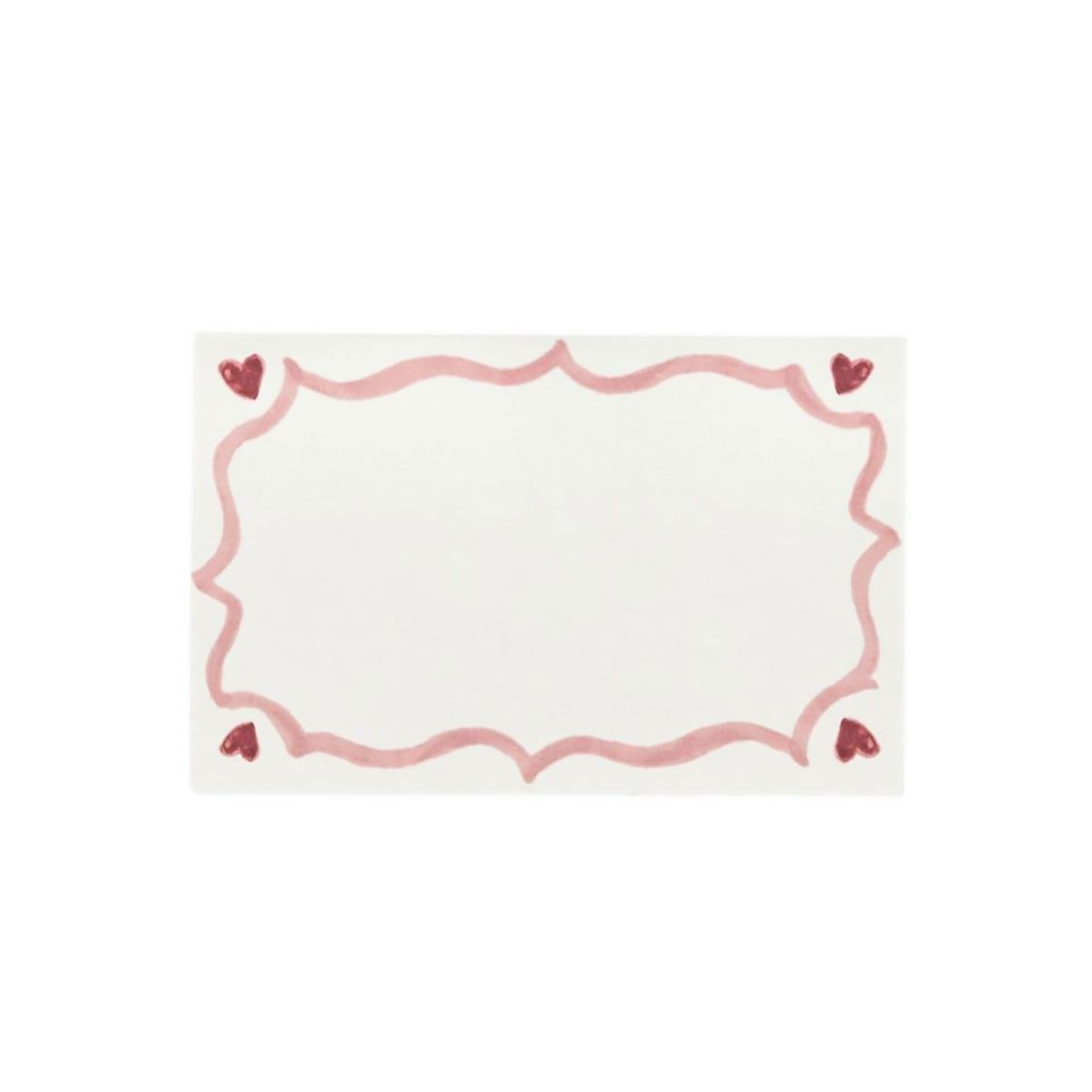 Juliska Love You More Place Card Set of 12 Pink PPG11/51, 810160121022