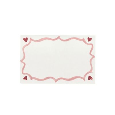 Juliska Love You More Place Card Set of 12 Pink PPG11/51, 810160121022
