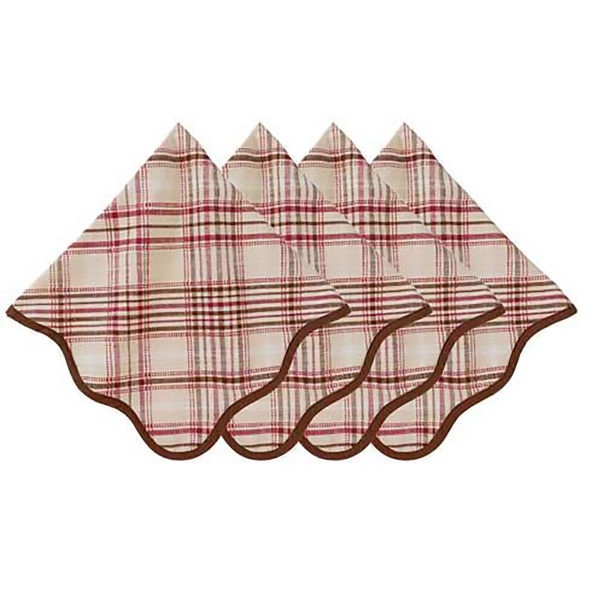 Juliska Harvest Tartan Napkin Set of 4 LB106/66_SET4, 810160122999