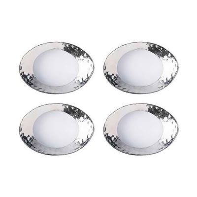 Juliska Puro Napkin Ring Set of 4 Silver LR58/25_SET4, 810160123538