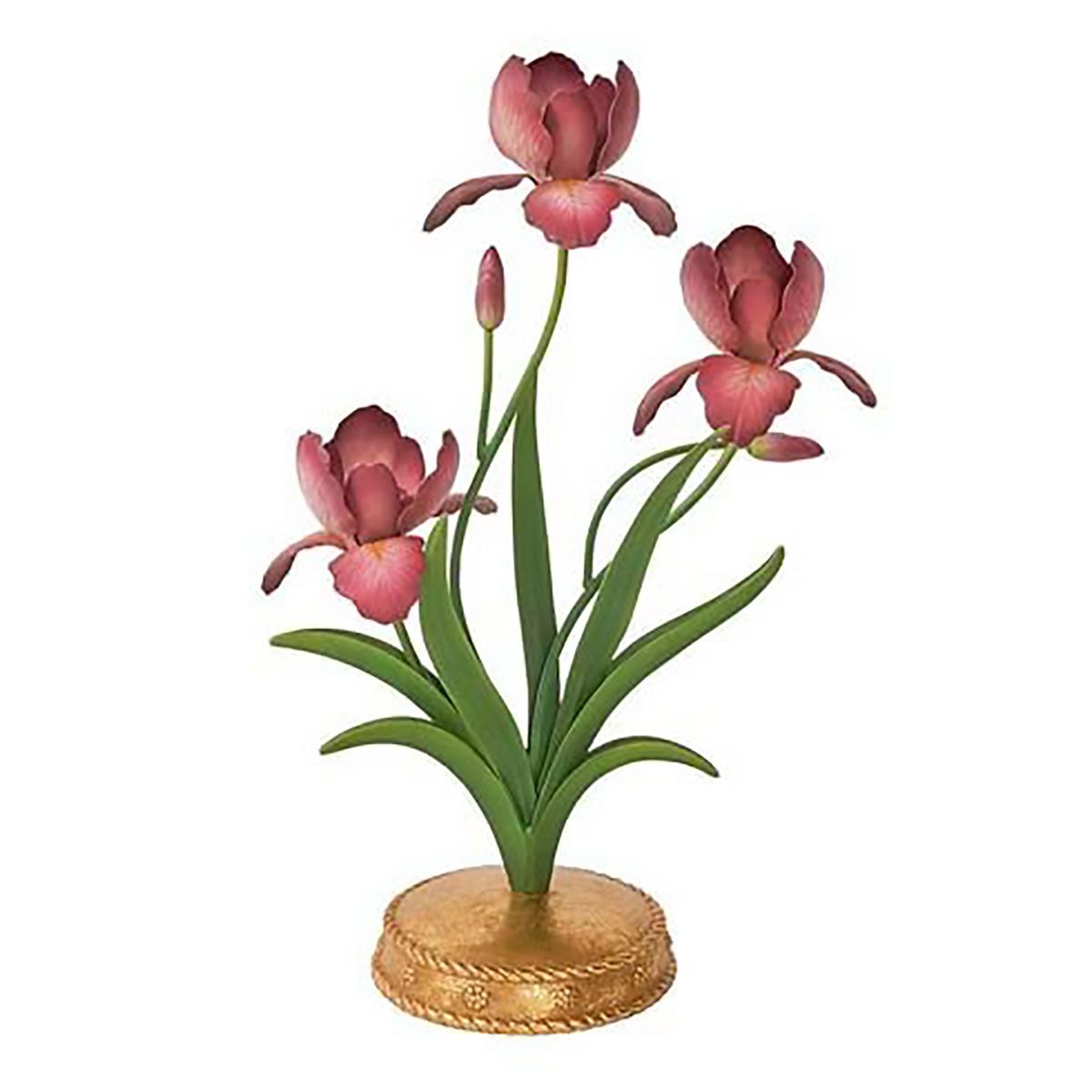 Juliska Meadow Walk Iris 14 Inch Centerpiece Candelabra Pink TDM03/51, 810160122029