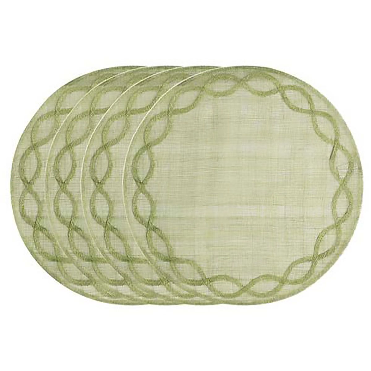 Juliska Tuileries Garden Placemat Set of 4 Pistachio LM34/21_SET4, 810160123651