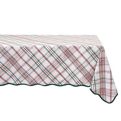 Juliska Merry Tartan 60 Inch x 120 Inch Tablecloth TC07/88, 810144257532