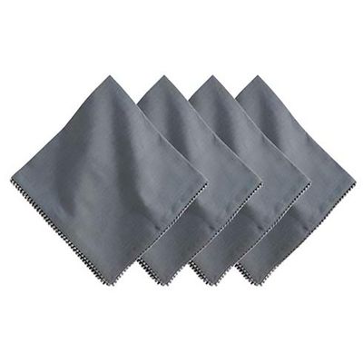 Juliska Berry Trim Napkin Set of 4 Flint LB92/94_SET4, 810160123316