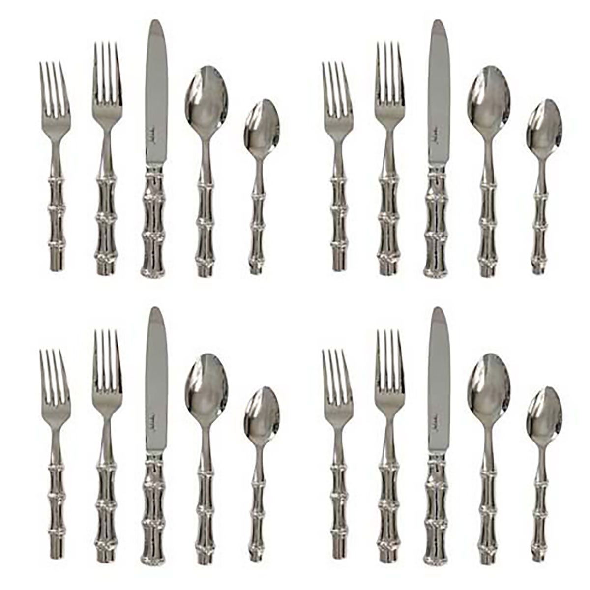 Juliska Bamboo 20 Piece Place Setting Polished FWBM29SET/25, 810144257389