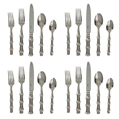 Juliska Bamboo 20 Piece Place Setting Polished FWBM29SET/25, 810144257389