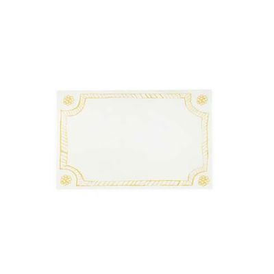 Juliska Berry &amp; Thread Place Card Set of 12 Daffodil PPG19/63, 810160121367