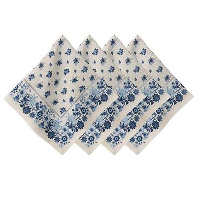 Juliska Mirabelle Napkin Set of 4 Chambray LB90/44_SET4, 810160123170