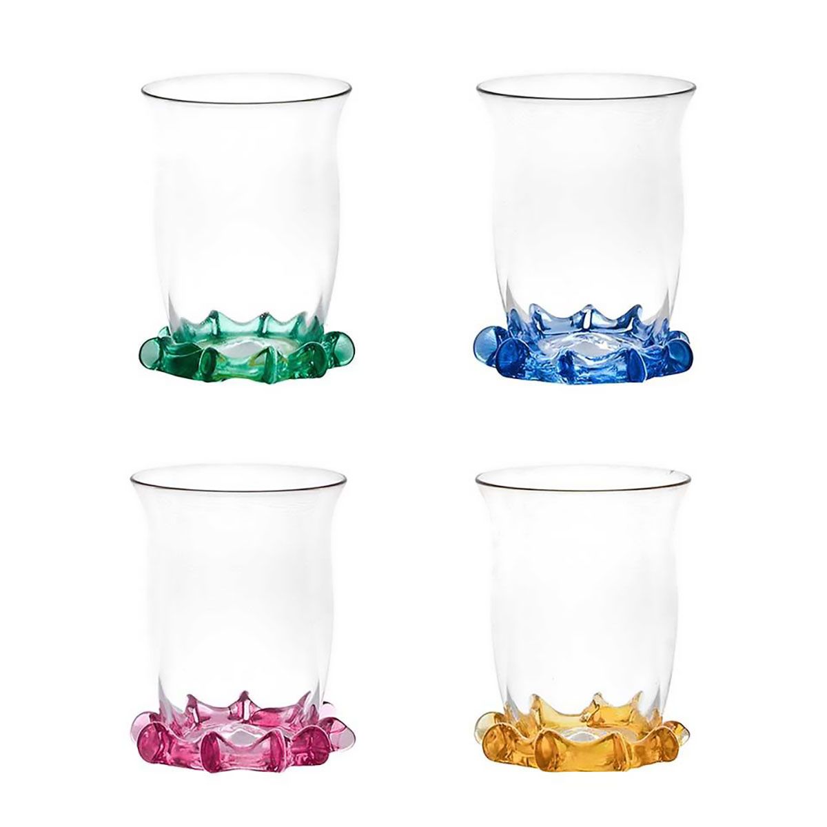 Juliska Harriet Shot Glass Assorted Set of 4 Multi Color B770S4/88, 810160122623