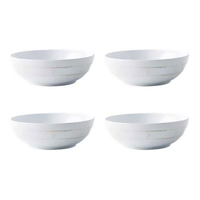 Juliska Berry &amp; Thread Melamine Coupe Bowl Set of 4 Whitewash MA05/100_SET4, 810160122715