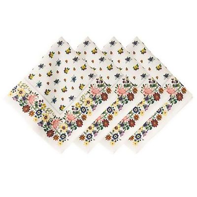 Juliska Mirabelle Napkin Set of 4 Multi Color LB90/10_SET4, 810160123163