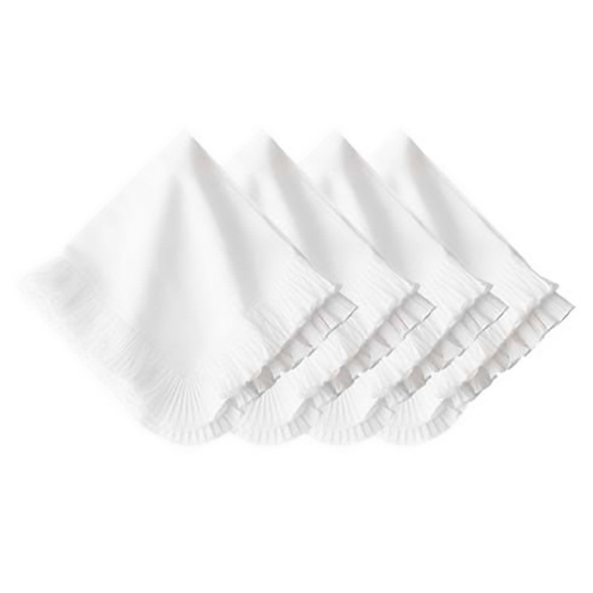 Juliska Mademoiselle Napkin Set of 4 White LB56/130_SET4, 810160123095
