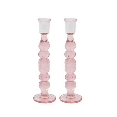 Juliska Provence 9 Inch Candlestick Set of 2 Blush PVG402S2/51, 810160121305
