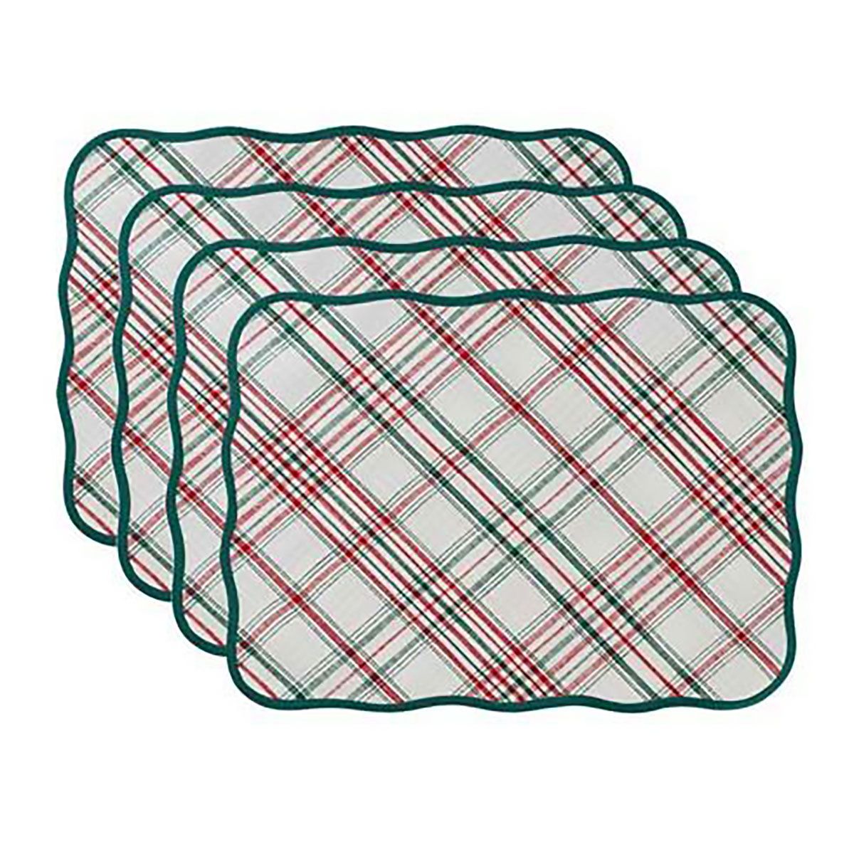 Juliska Merry Tartan Placemat Set of 4 LM62/88_SET4, 810160123798