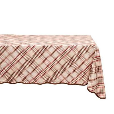 Juliska Harvest Tartan 60 Inch x 120 Inch Tablecloth TC07/66, 810144257600