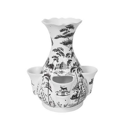 Juliska Country Estate 11.5 Inch Tulipiere Vase Flint Grey CE91/94, 810160121909