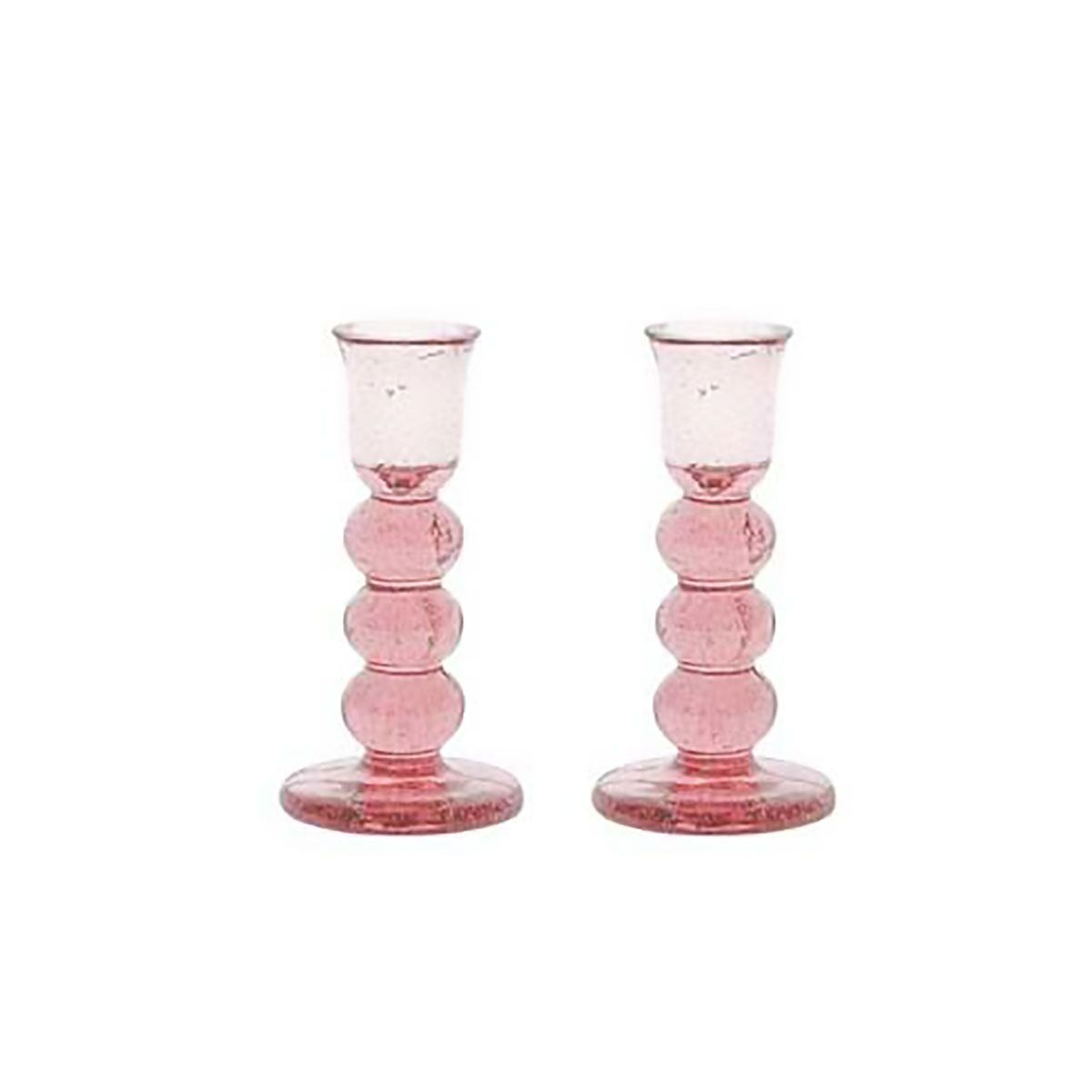 Juliska Provence 5 Inch Candlestick Set of 2 Blush PVG400S2/51, 810160121329