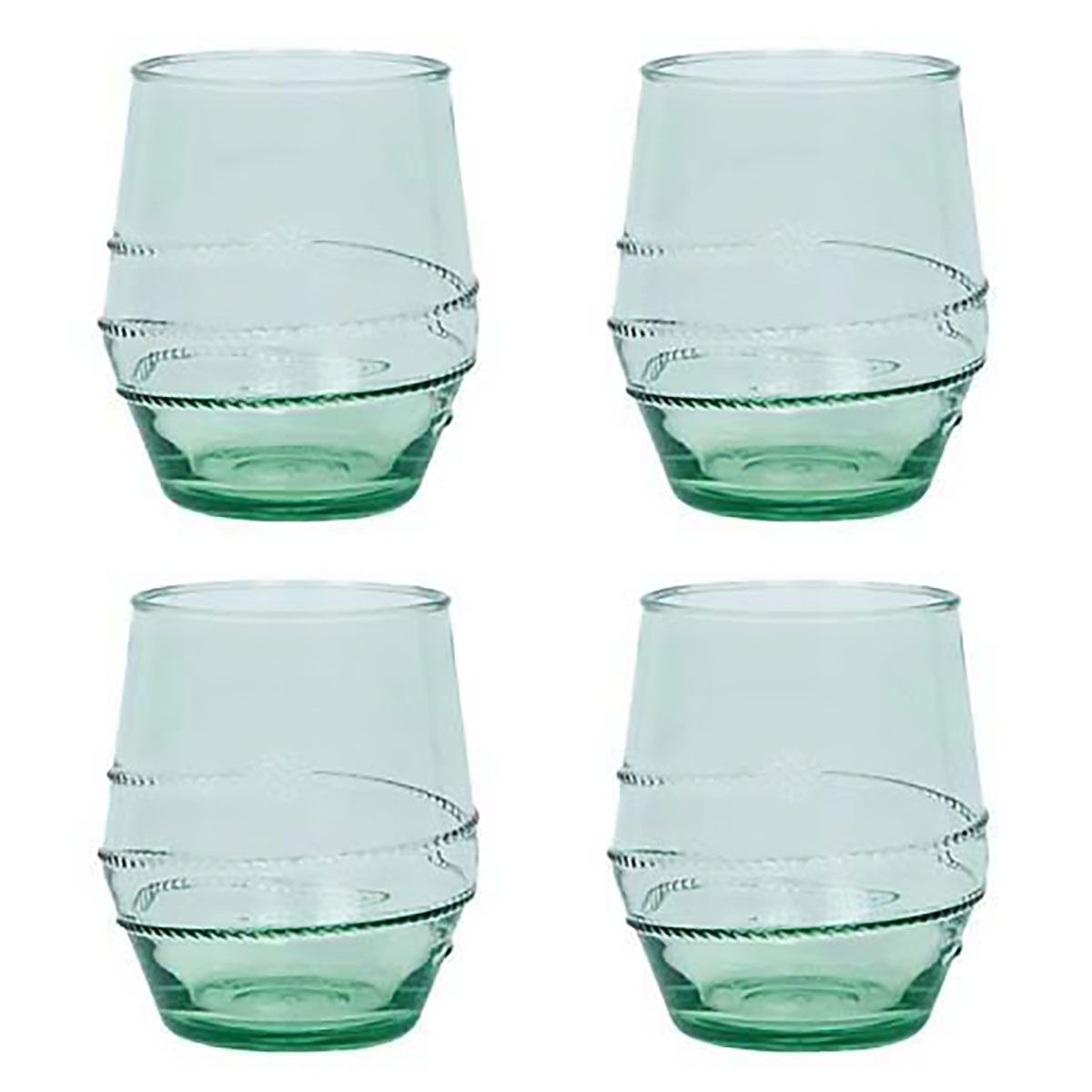 Juliska Amalia Acrylic Small Tumbler Set of 4 Seagrass AA302/22_SET4, 810160121794