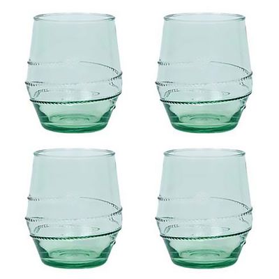 Juliska Amalia Acrylic Small Tumbler Set of 4 Seagrass AA302/22_SET4, 810160121794