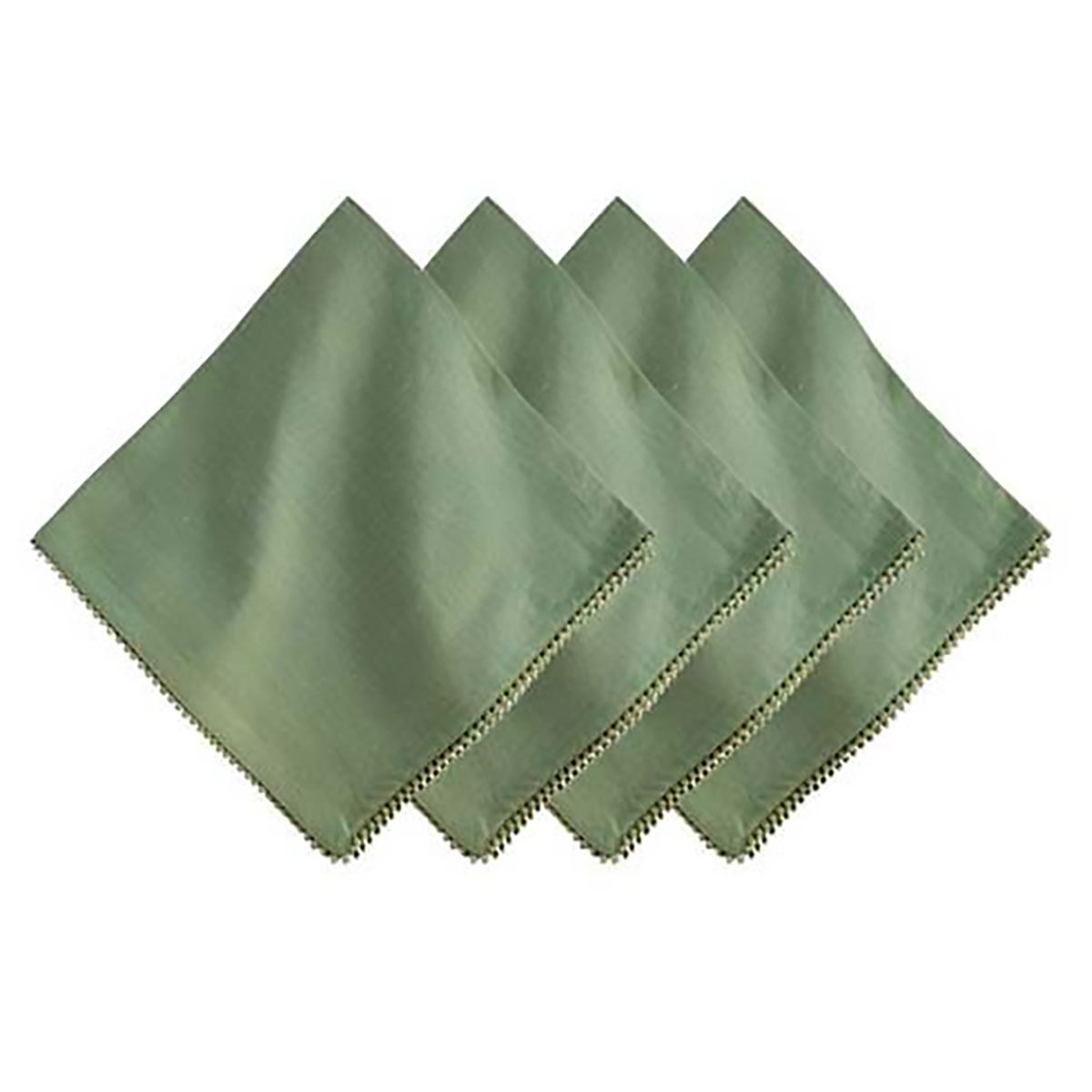 Juliska Berry Trim Napkin Set of 4 Watercress LB92/21_SET4, 810160123231