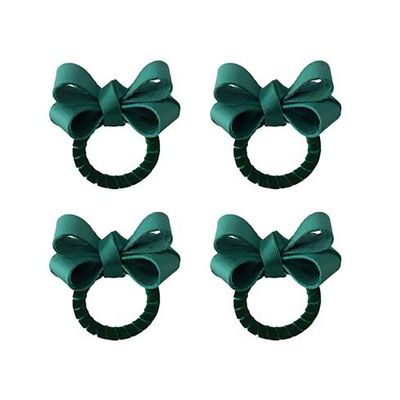 Juliska Tuxedo Napkin Ring Set of 4 Green LR48/29_SET4, 810160123477