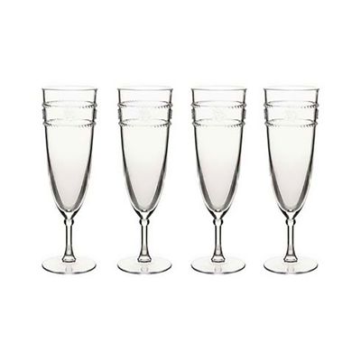 Juliska Isabella Acrylic Flute Set of 4 MA307/01_SET4, 810160122838