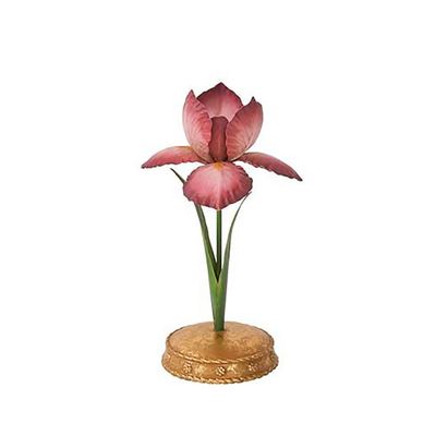 Juliska Meadow Walk Iris 9 Inch Candlestick Pink TDM04/51, 810160122036