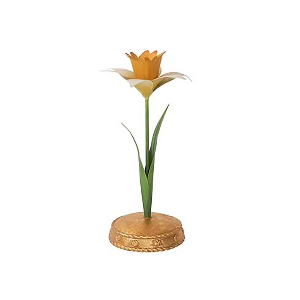 Juliska Meadow Walk Daffodil 9 Inch Candlestick Yellow TDM02/62, 810160122012
