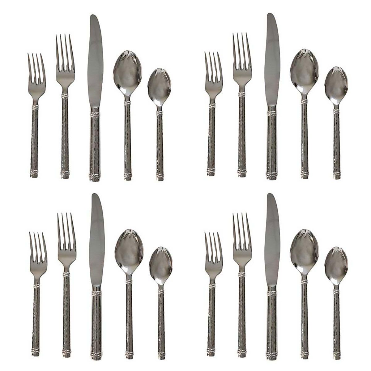 Juliska Graham 20 Piece Place Setting Polished FWG29SET/25, 810144257372