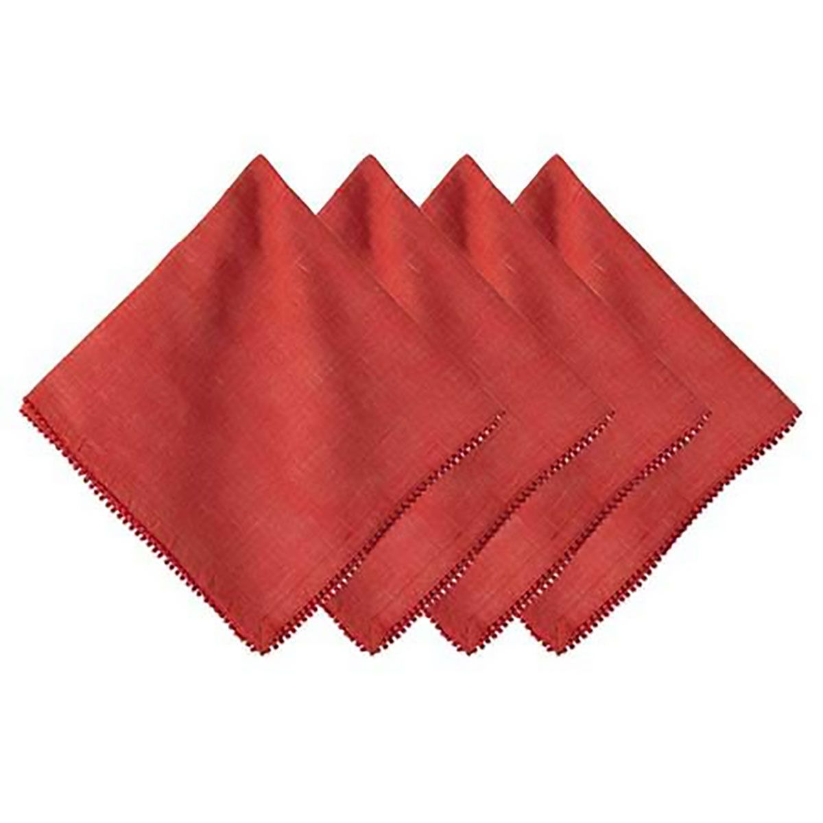 Juliska Berry Trim Napkin Set of 4 Red LB92/74_SET4, 810160123293
