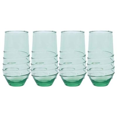 Juliska Amalia Acrylic Large Tumbler Set of 4 Seagrass AA303/22_SET4, 810160121770