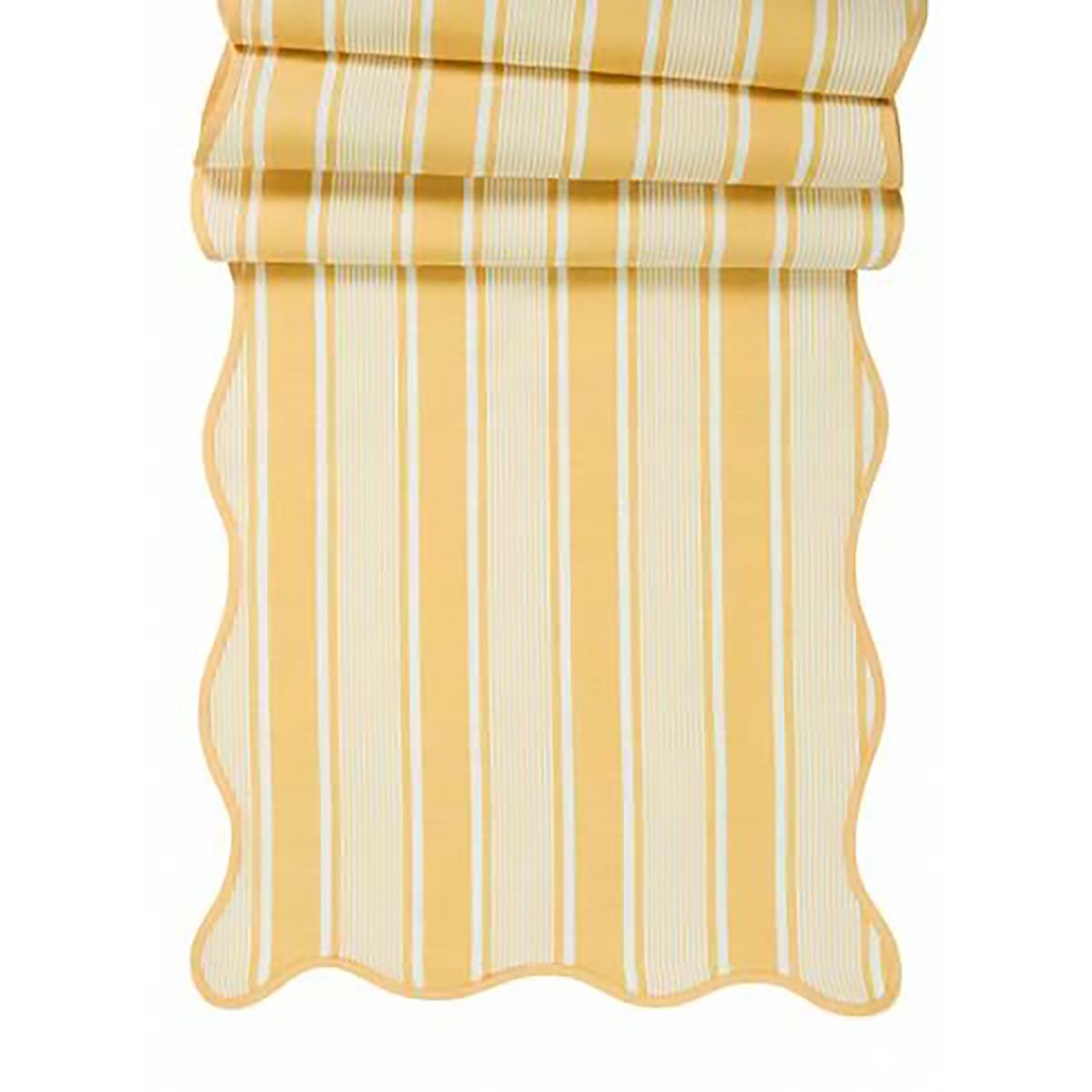 Juliska Cabana Stripe 18 Inch x 90 Inch Table Runner Sunshine TR07/62, 810160121091