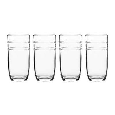 Juliska Isabella Acrylic Large Tumbler Set of 4 MA303/01_SET4, 810160122937