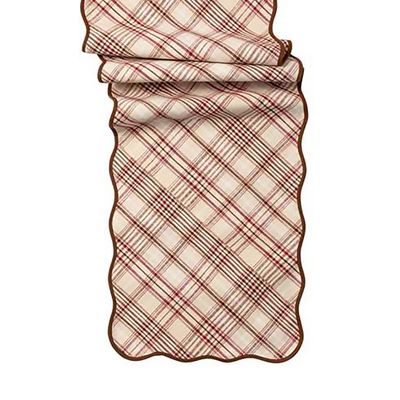 Juliska Harvest Tartan 18 Inch x 90 Inch Table Runner TR04/66, 810144257624